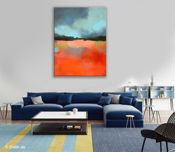 Original Canvas Artwork, Contemporary Acrylic Painting on Canvas, Large Wall Art Painting for Bedroom, Oversized Abstract Wall Art Paintings-Art Painting Canvas