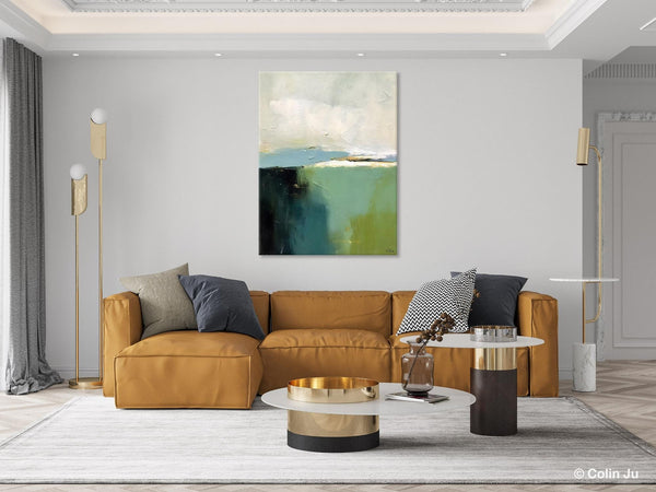 Simple Modern Wall Art, Oversized Contemporary Acrylic Paintings, Original Abstract Paintings, Extra Large Canvas Painting for Living Room-Art Painting Canvas